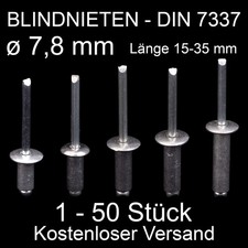 Blindnieten Popnieten Alu