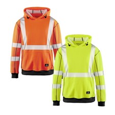 4PROTECT® Warnschutz-Hoodie PORTLAND Warnschutz Pullover UV-Schutz Pulli