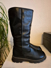 K M B. Super Damen Stiefel mit  Lammpelz,  Echt Leder, Größe 38