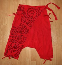 Haremshose/Pumphose/Sarouel Desigual in Knallrot, Gr. 24, Wickel