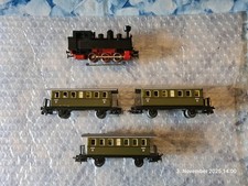 Märklin H0, 4 teiliger Personenzug mit kl. Dampflokomotive, gebraucht