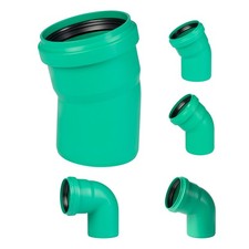 KGB Bogen PP-MD grün DN/OD110