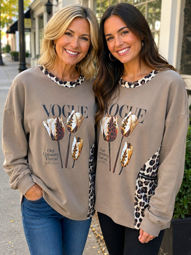 Damen pullover taupe vogue - taupe,