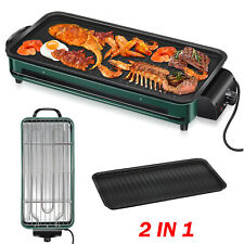 Edelstähle Elektrischer Tischgrill 2 IN 1 Balkongrill Elektrogrill Gartengrill