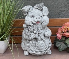 Steinfigur Schwein Sau Gundel