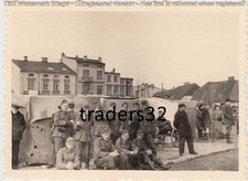 Foto 2.Wk Polen Wehrmacht Soldaten Litzmannstadt Markt Einwohner Lodz Ghetto ?