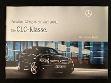 Mercedes-Benz CLC-Klasse CL203 Preisliste 20.03.2008.