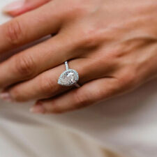 1KT Birne D VVS Moissanit