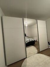 Drehtürenschrank Kleiderschrank Garderobenschrank Garderobe Weiß Hochglanz 180