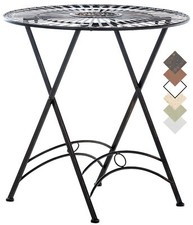 Tisch Tegal Bistrotisch Gartentisch Balkontisch Eisentisch Metalltisch Esstisch