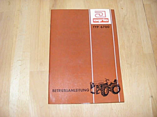 Agria 6700 betriebsanleitung - 6700,