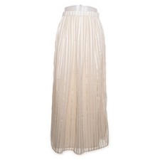 Mango, Maxirock, Größe: S, Beige, Polyester, Damen #af8