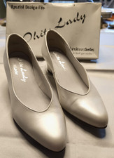 Hochzeitsschuhe, Brautschuhe, Pumps, Gr. 36, creme glänzend