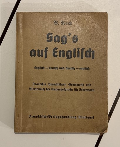 Reck sag auf - b., englisch