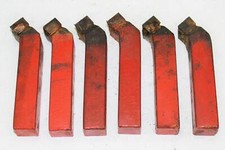 6x HM - Drehmeißel Drehstahl Drehling - 25 mm - gebogen - rechts - K20 - NEU