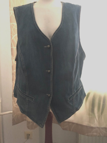 Blaue jeans weste - jeans,