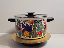 Villeroy & Boch Acapulco Emaille Kochtopf 7 L mit Deckel, vintage, induktion