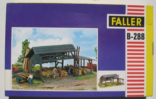 Faller 288 holzlager - holzlager, für