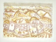 Eduard Bargheer (1901-1979), signierte Farblithographie, "Sahara", 1970