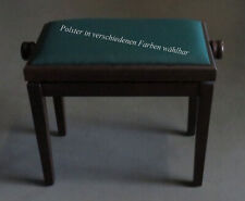 Pianobank Höhenverstellbare Klavierbank Mahagoni mittel satiniert