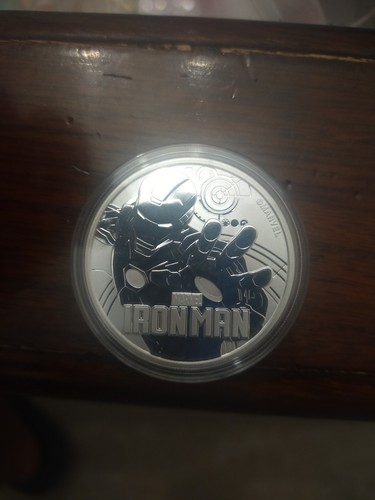 Silbermünze marvel iron - 1, oz