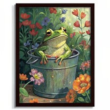 Zauberhafter Blumenfrosch