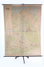 alte Tafel Lehrtafel Schule Wandkarte Rollkarte Unterricht Die DDR