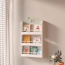 Kinder Bücherregal Spielzeug Organizer 3 Ebenen Holz Aufbewahrung Regal für Kinderzimmer & Schlafzimmer