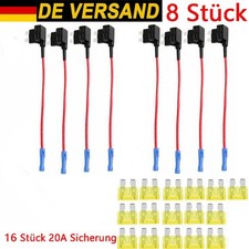 8x Autosicherungen Verteiler