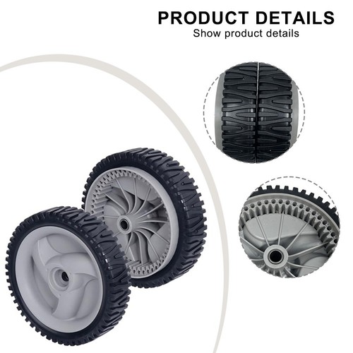 2er set rasenmäher räder - set, 8