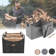 2x 50cm Kaminholzkorb