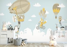 3D Ballon Fuchs Q8006 Tapete