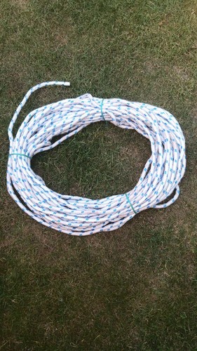 50m 14mm weiss - 14mm, weiss-blau