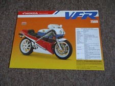 Prospekt  Honda   VFR750R  RC30  ,,  brochure