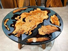 Runder Esstisch Epoxidharz