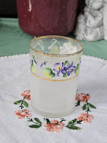 Antikes zahnbürstenglas glas - antikes,
