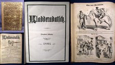 Kladderadatsch 6. Jhg. Hefte 1-60, Sylvesterheft 1853 Satirisches Wochenblatt js