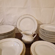 Winterling Röslau Bavaria Kombiservice Goldrand Porzellan 35 Tlg.