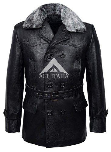 German pea coat black fur - pea,