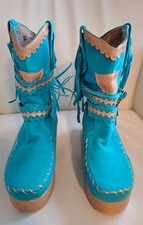 Cowgirl Stiefel türkis Gr. 35