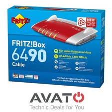 AVM FRITZBox 6490 Kabelmodem 4-Port Gigabit WLAN MESH Router *Frei nutzbar*