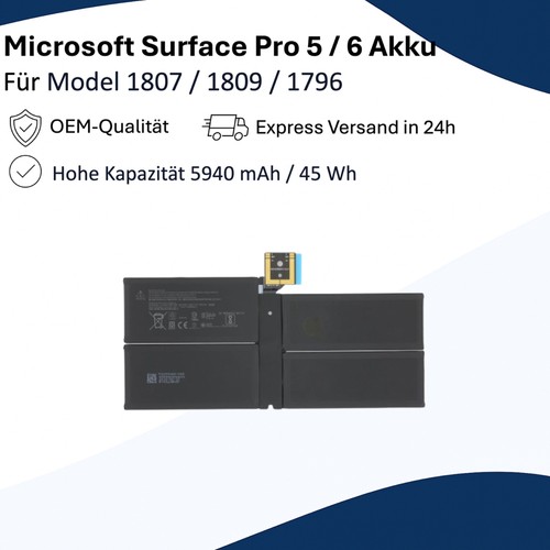 Akku für microsoft surface - akku,