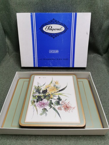 Vintage pimpernel tischsets - vintage,