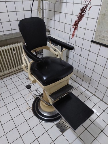 Vintage zahnarztstuhl - zahnarztstuhl, /