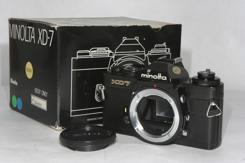 Minolta black analoges - xd-7,