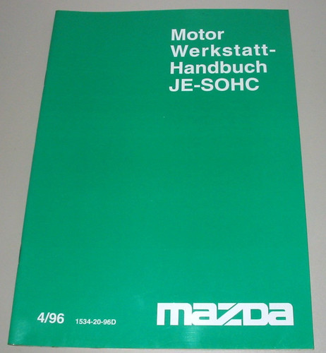 Werkstatthandbuch mazda mpv - werkstatthandbuch, i