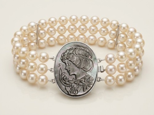 Reihiges perlen armband - reihiges,