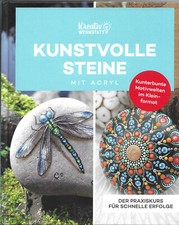  Kunstvolle Steine mit Acryl  Malen Motive Anleitungen Tipps 