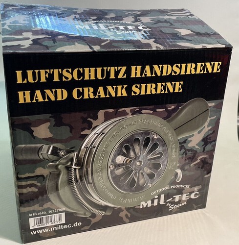 Neu mil tec kurbel handsirene - kurbel,
