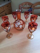 7-tlg Wein Set Karaffe Gläser